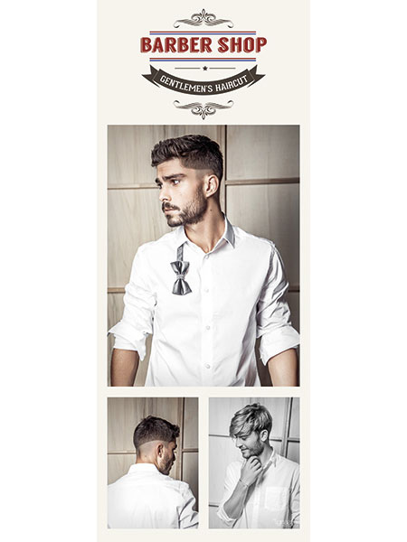 Kakemono Barber Shop long T12-KBA12-31